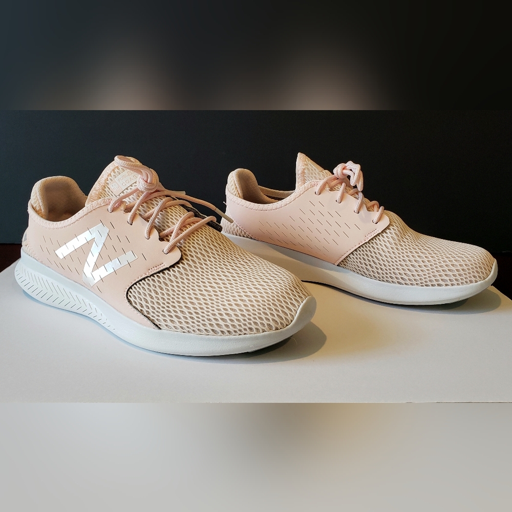 New Balance Women's Blush Pink Mesh Sneakers - Picture 13 of 13